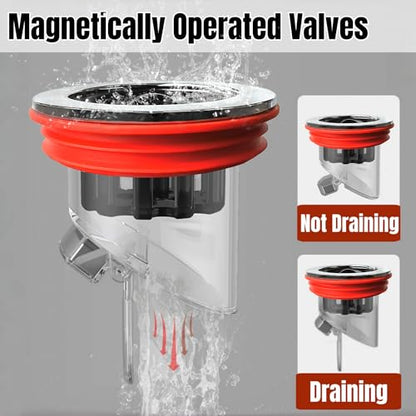 Odor Proof Floor Drain, Shower Drain Plus, Anti-Odor, Prevent Backflow, Prevent Odor Dispersion in Bathrooms, and Kitchens (Fit 1.5''-2.0'' Caliber) (1)