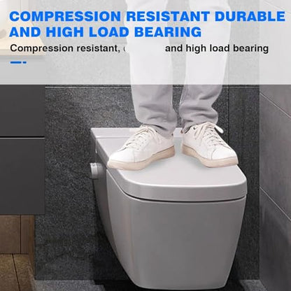 Soft-Close Toilet Seat with Quick-Release Function Square 360degrees Simple Top Fixing with Adjustable Hinge for Modern Bathroom