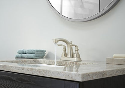 Pfister LG48CB1K Avalon Two Handle Centerset Lavatory Faucet - CEC - color: Brushed Nickel, size: 4 Inch