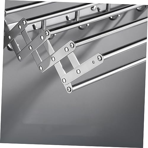 LIFKOME Laundry Mounted over The Door Drying Rack 304 Stainless Steel Telescopic