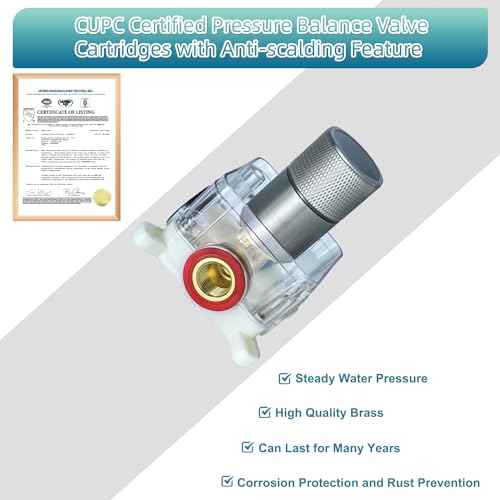 Temperature Display Shower Valve with Wall Mounted Waterfall Tub Faucet Kit Waterfall Tub Spout One Way Shower Deliver Valve - color: Brushed Nickel, style: Adjustable bathtub faucet