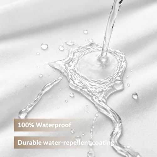 Felisa Waterproof Fabric Shower Curtain Liner,Hotel Quality Shower Liner with 3 Large Magnets, Odorless Cloth Washable Lightweight Bathroom Curtain,Sturdy Rustproof Grommets,72 x 72,White - color: White, size: 72"W x 72"L (Pack of 1)