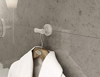 Symmons 353DRH-STN Dia Wall-Mounted Double Robe Hook in Satin Nickel - color: Satin Nickel