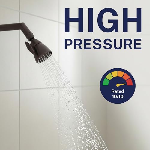 HammerHead Showers® Solid Metal 2 Inch High Pressure Shower Heads - OIL RUBBED BRONZE – 2.5 GPM Shower Heads High Pressure - High Flow Shower Head with ADJUSTABLE SPRAY PATTERN - Fixed Shower Head - color: Oil Rubbed Bronze, size: 2.5 GPM Standard