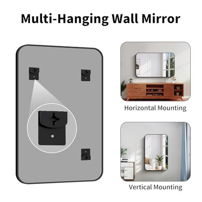 Koonmi Bathroom Wall Mirror,30x48 Inch Large Vanity Mirror for Over Sink - size: 48"L x 30"W