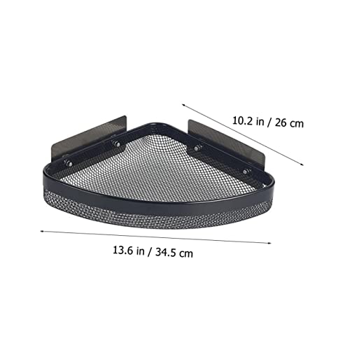 Corner Shower Organizer Adhesive Wall Mounted Bathroom Shelf Waterproof Storage Rack for Home Easy to Install Suitable for Showers and Toilets