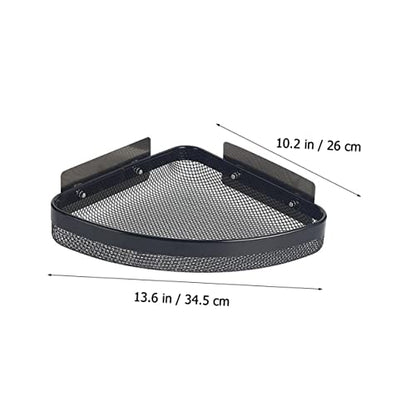 Corner Shower Organizer Adhesive Wall Mounted Bathroom Shelf Waterproof Storage Rack for Home Easy to Install Suitable for Showers and Toilets