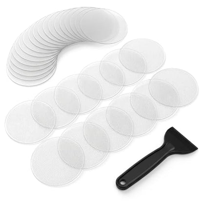 20-Piece Non-Slip Bathtub Stickers - Anti-Slip Decals for Bathtubs, Shower Floors, Stairs, and Ladders (Round, Extra Large) - color: Round