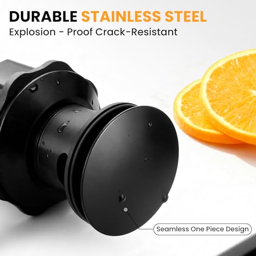 Bathroom Sink Drain with Overflow, Pop Up Drain for Bathroom Sink with Removable Hair Catcher, Matte Black 304 Stainless Steel Bathroom Sink Stopper, Fits 1-1/2" to 1-3/4" Drain Openings - color: Matte Black, style: Big Popup Cap