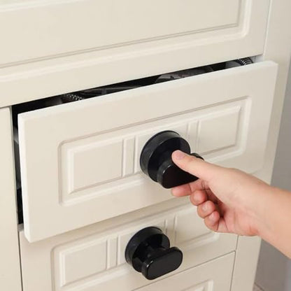 Glass Handle, Suction Cup Handle, Suitable for Bathroom Sliding Door, Cabinet, Terrace Sliding Door, Shower Handrail. No Hole Punching - color: Small Black