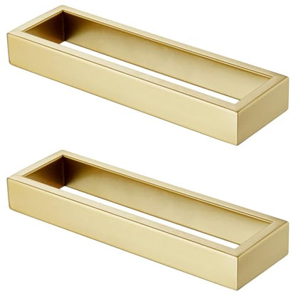 KOKOSIRI Towel Rings Brushed Gold Hand Towel Bars 9-Inch Kitchen Towel Rack Stainless Steel Bathroom Hardware Wall Mounted, 2 Pack B4008BG-L9-P2 - color: Brushed Gold, size: 2 Pack