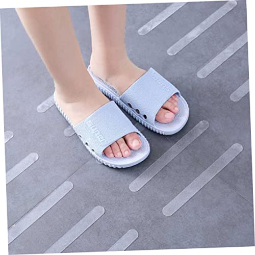22Pcs Non Slip Transparent Bathroom Stickers Adhesive Decals for Bathtubs Stairs Removable Skid Strips Enhance Safety Smooth Surfaces Easy to Install