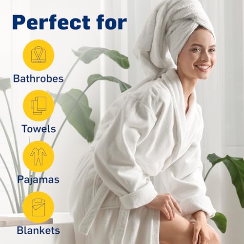 Live Fine Towel Warmer | Bucket Style Luxury Heater with LED Display, Adjustable Timer, Auto Shut-Off | Fits 40” x 70” Oversized Towel - color: White