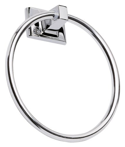 Design House Millbridge Towel Ring, Polished Chrome | Wall Mount, Classic, Zinc, Hardware, 533091