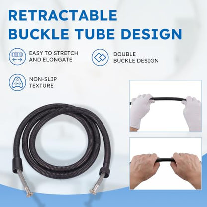 79" Shower Hose, Stainless Steel Shower Hose Extension, Oil Rubbed Bronze | Stainless Steel Material, Stretchable Design, Tangle-Free Design, Double Buckle Design, Handheld Shower Hose for Bathroom - color: Oil Rubbed Bronze, size: 79inch