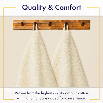 100% Organic Luxury Bath Sheets - GOTS Certified - Extra Large 35x70 Inches (Pack of 2) Zero-Twist, Long-Staple Cotton Bath Sheet Set (Papyrus) - color: Papyrus, size: 2pc Bath Sheets