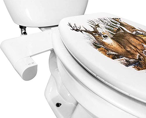 Slim Bidet Toilet Seat Attachment kit, W/Adjustable Pressure Control, Retractable Self Cleaning Nozzle, Accessories included Teflon tape & wrench
