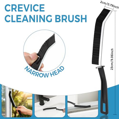 Slim Gap Cleaning Brushes, 3 Piece Black Set