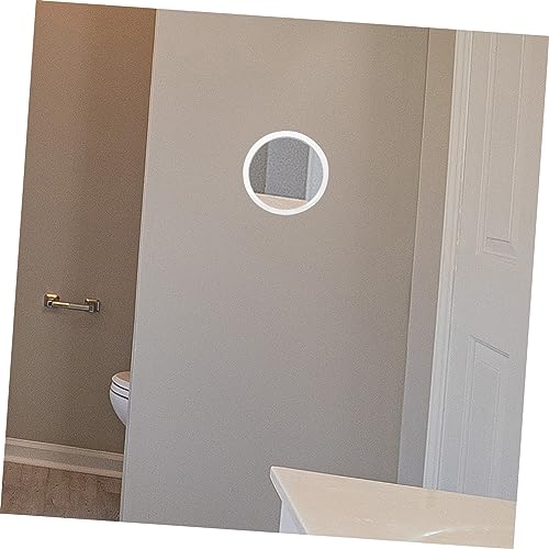 VICASKY Bathroom Mirror Suction Cup 15x Magnifying Makeup Mirror Led Lighted Anti-Fog Compact