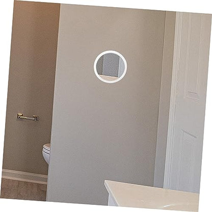 VICASKY Bathroom Mirror Suction Cup 15x Magnifying Makeup Mirror Led Lighted Anti-Fog Compact
