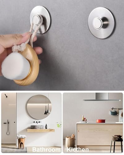 2Pcs Magnetic Soap Savers for Bar Soap, Stainless Steel Soap Holder for Shower Wall and Kitchen/Bathroom, Easy Clean, Self-Draining (Silver) - color: Silver(2 Pcs)