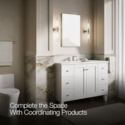 Kohler 99002-NA Verdera® Bathroom Medicine Cabinet with Mirror, Surface or Recessed Bathroom Wall Cabinet, 20 in. W x 30 in. H - size: 20" W x 30" H, style: Standard