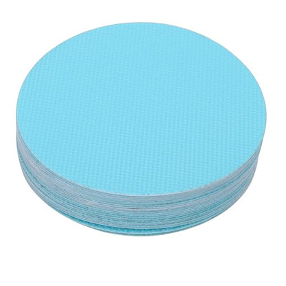 Greensen 24-Pack PEVA Non-Slip Shower Stickers for Bathtubs, Showers & Stairs – Strong Adhesive, Easy Install, Enhanced Grip - color: Blue