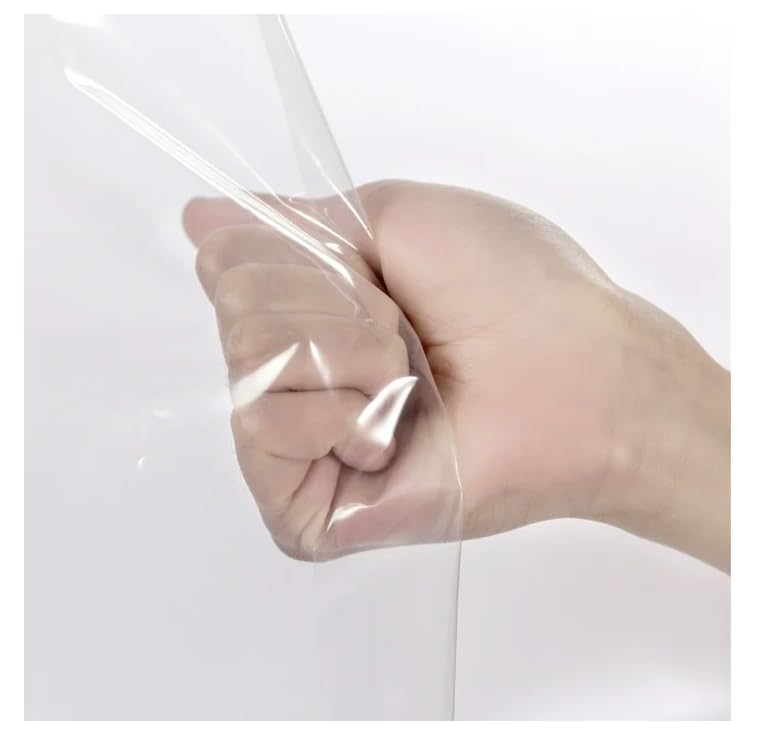 PEVA Shower Stall Curtain Liner, 72" W x 72" H, Clear, Heavy-Duty, Waterproof, for Bathroom 72x72 72INCH