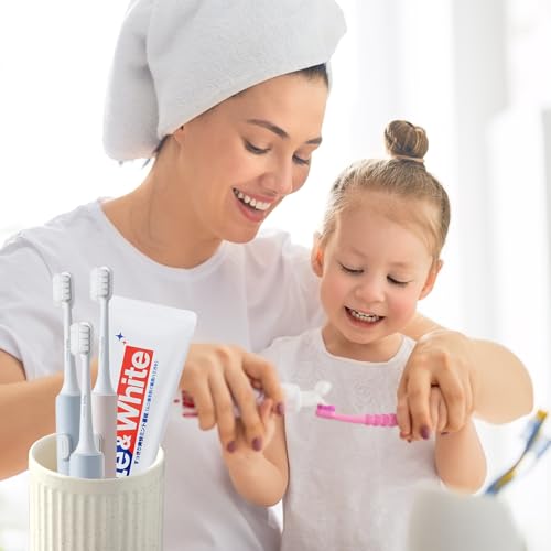 Toothbrush Holders - 2 Cup Ceramic Toothbrush Toothpaste Holders Set, Beige Bathroom Tumbler Cups Reusable Toothbrush Mouthwash Cup, Bathroom Counter Organizer - color: Beige, size: 2pcs