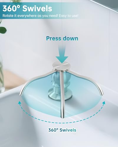 Built in Deck Mount Liquid Lotion Kitchen Countertop Metal Soap Dispenser, Brushed Nickel Brass Dispenser Pump with 500ml (17oz) High Capacity Bottle - color: Brushed Nicke, size: Without Hose