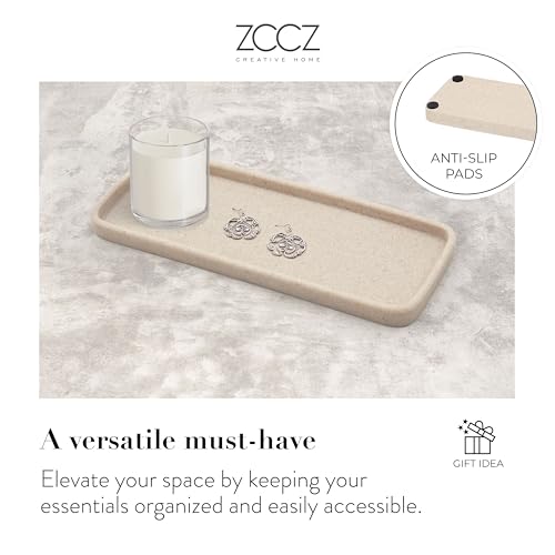 Bathroom Accessory Sets, 4 Pieces Bathroom Accessories Complete Set Vanity Countertop Accessory Set Marble Look, Includes Lotion Dispenser Soap Pump, Tumbler, Toothbrush Holder and Tray (Beige) - color: Beige