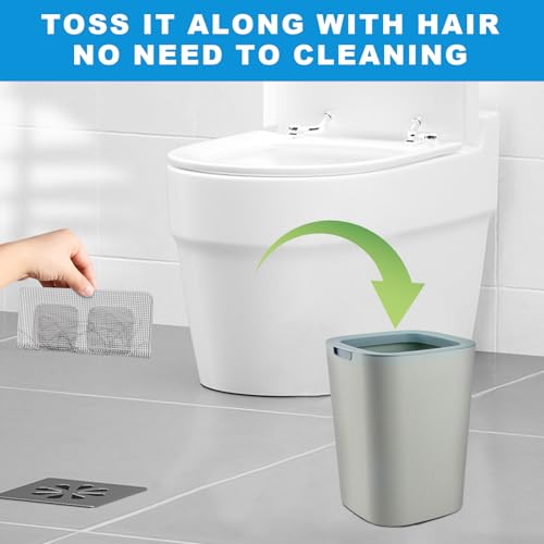 50Pcs Disposable Shower Drain Cover Hair Catcher, Disposable Floor Drain Sticker, Suit Sewer Filter Screen, Bathroom, Bathtub, Kitchen, Sink Floor Stickers
