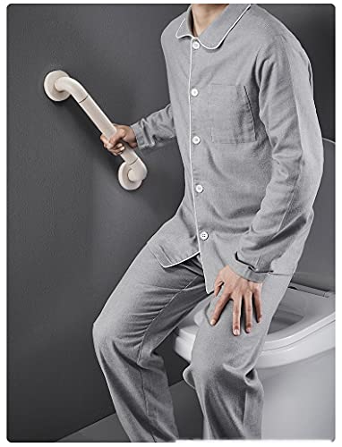 Bathroom Handles Grab Bars for Bathtubs and Showers, Stainless Steel Bathroom Grab Bar, Constant Temperature Non-Slip Marble Texture Surface Safety Handrail, Bathtub W