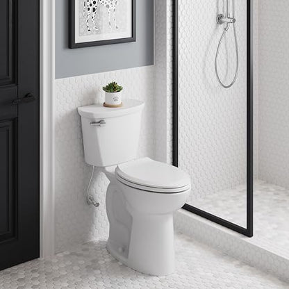 American Standard 215TA104.020 Cadet PRO Two-Piece Toilet, Seat not Included, Extra Tall Height, Left-Hand Trip Lever, 12-Inch Rough, Elongated Front, White, 1.28 GPF (Pack of 2) - size: 12" rough-in (Pack of 2)