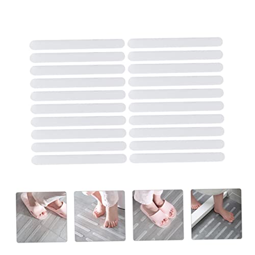 1set Slip Sticker Strips for Stairs and Bathroom Strong Adhesion Non Skid Tape for Smooth Surfaces Easy Installation Safety for Family Use 20pcs