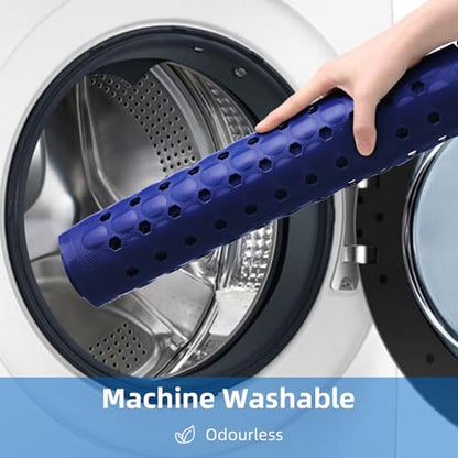 MOONFLY Shower and Bathtub Mat,40x16 Inches,Extra Long Non Slip Mats with Suction Cups and Drain Holes, Machine Washable and Anti Slip Bathmats, Bathroom Mats for Tub Nonslip (Navy Blue) - color: Navy Blue