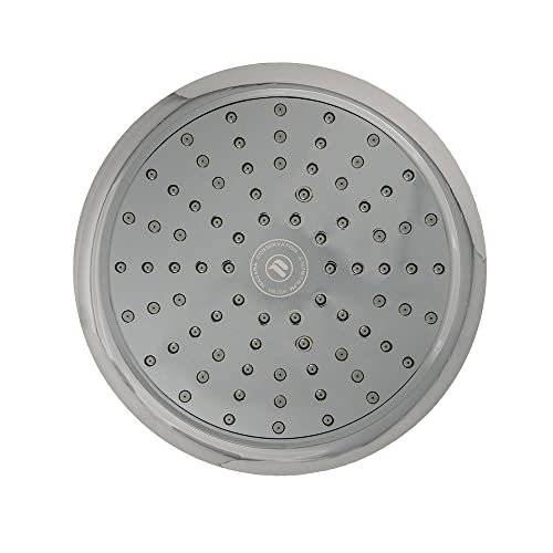 Niagara Conservation N9520BN Rainfall Spa 1-Spray with 2 GPM 8-in. Wall Mount Adjustable Fixed Shower Head in Brushed Nickel, 1-Pack | Bathroom Shower Head Sprayer with Pressure Compensation - color: Brushed Nickel, size: 2 GPM