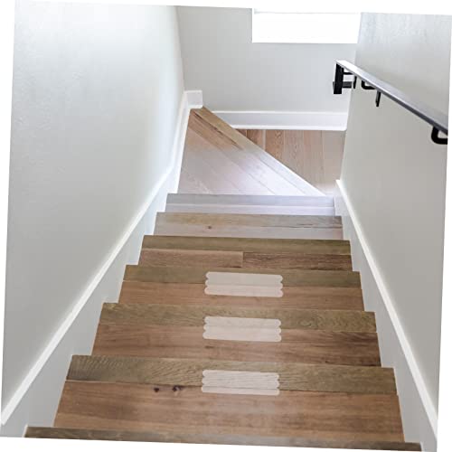 VOSAREA 36pcs Bathroom Decor Non-Slip Tape Strips Adhesive Bath Treads Slip Shower Mat for Tub Stairs and Floors - size: 38X2cm
