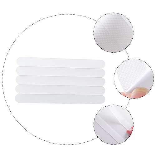 1set Slip Sticker Strips for Stairs and Bathroom Strong Adhesion Non Skid Tape for Smooth Surfaces Easy Installation Safety for Family Use 20pcs