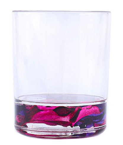 5 Piece Acrylic Liquid 4D Floating Motion Bathroom Vanity Accessory Set Garden Theme Leaf Toothbrush Holder, Tumbler, Soap Dispenser, Soap Dish, Toiletbrush Holder Set - size: 5-piece, style: Leaf