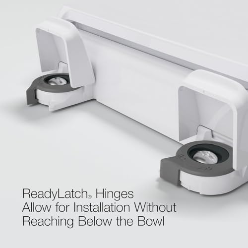 KOHLER 4639-RL-NY Cachet ReadyLatch Round Toilet Seat Soft Close, Thunder Grey (Pack of 2) - color: Thunder Gray, size: Round (Pack of 2)