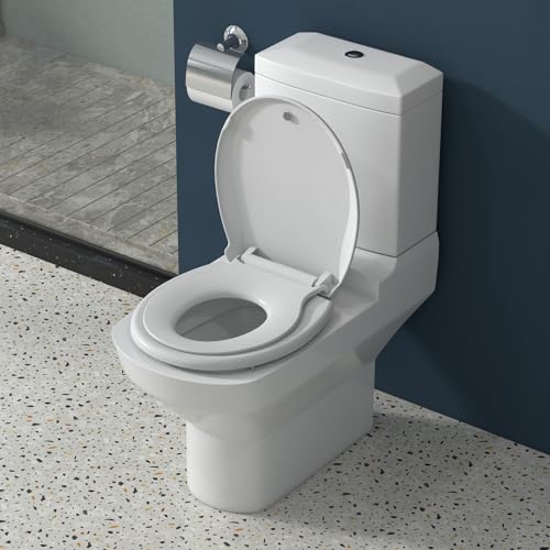 Toilet Seat Round Quick Release, Easy Installation & Release, Safe PP Material Easy Clean, Comfortable Ergonomic Design - size: Round-M03