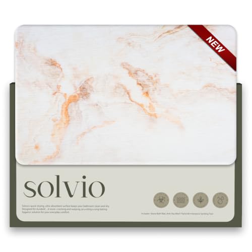 Quick Dry Shower Stone Bath Mat, Super Absorbent & Non-Slip 24 x 16 Inch Diatomaceous Earth Mat, Durable & Easy to Clean Diatomite Bath Mat for Bathroom Floor/Kitchen (Ivory Drift) - color: Ivory Drift