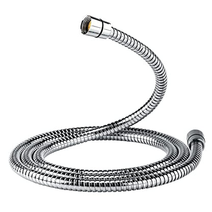 Eisinly Shower Hose, 79 Inches Extra Long Stainless Steel Handheld Shower Head Hose with Brass Insert and Nut, Flexible, Chrome