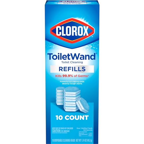 Clorox ToiletWand Toilet Cleaner Refills, Toilet brush, Original, 10 Count - size: 10 Count (Pack of 1)