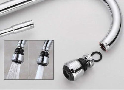 2PCS 360 Degree Swivel Faucet Aerator Deluxe Water Saving Faucet Sprayer Water Saving Bubbler Pressurized Faucet Filter Kitchen Accessories (360 Degree, Count, 2)