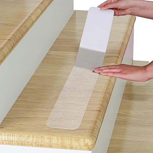 Anti Slip Tape, Waterproof Self Adhesive Transparent 1"x65Ft Grip Tape | Clear Invisible Surface, High Traction Wear Resistant, Ideal for Bathroom, Pool, Stairs, Walkways & Ramps - color: Transparent, size: 1 Inch x 65ft