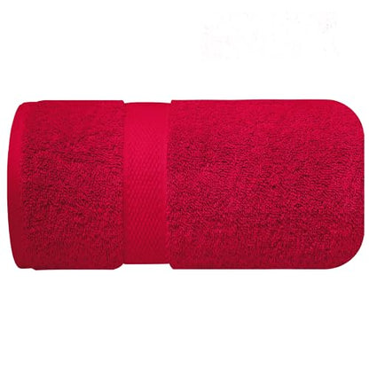 Infinitee Xclusives – Luxury Bath Sheets Towels – 1 Pack 600 GSM (35X70 Inches) – 100% Ring Spun Cotton Large Bath Towels for Bathroom (Burgundy, Bath Sheets - Pack 1) - color: Burgundy, size: Bath Sheet - 1 Pack