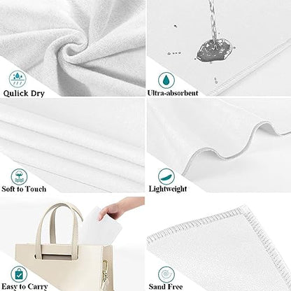Naanle Stylish Romantic Paris Eiffel Tower with Butterfly Print Soft Guest Hand Towels for Bathroom, Hotel, Gym and Spa (16 x 30 Inches,White) - color: Eiffel Tower
