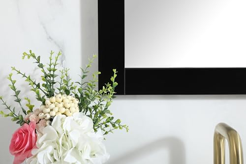 Envision, Aqua Vanity Mirror 18X32 Inch in, Modern, Black - color: Black, size: 32"L x 18"W